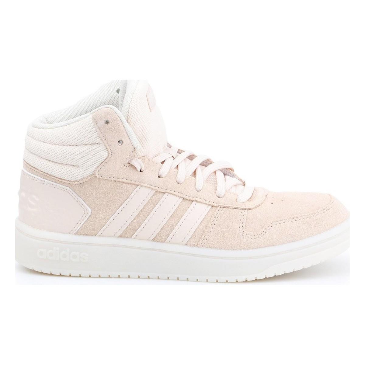 adidas Hoge Sneakers Hoops 2.0 Mid Ee7894 in het Naturel - Bespaar 7% - Lyst
