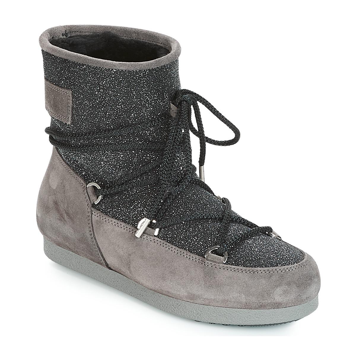 moon boot low glitter