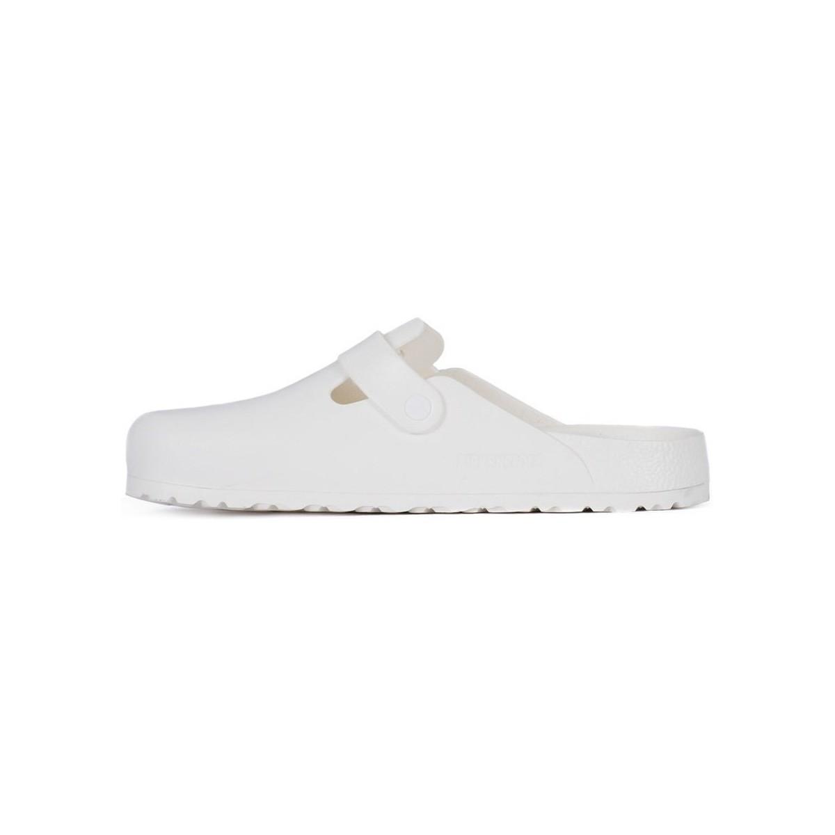 birkenstock white clogs