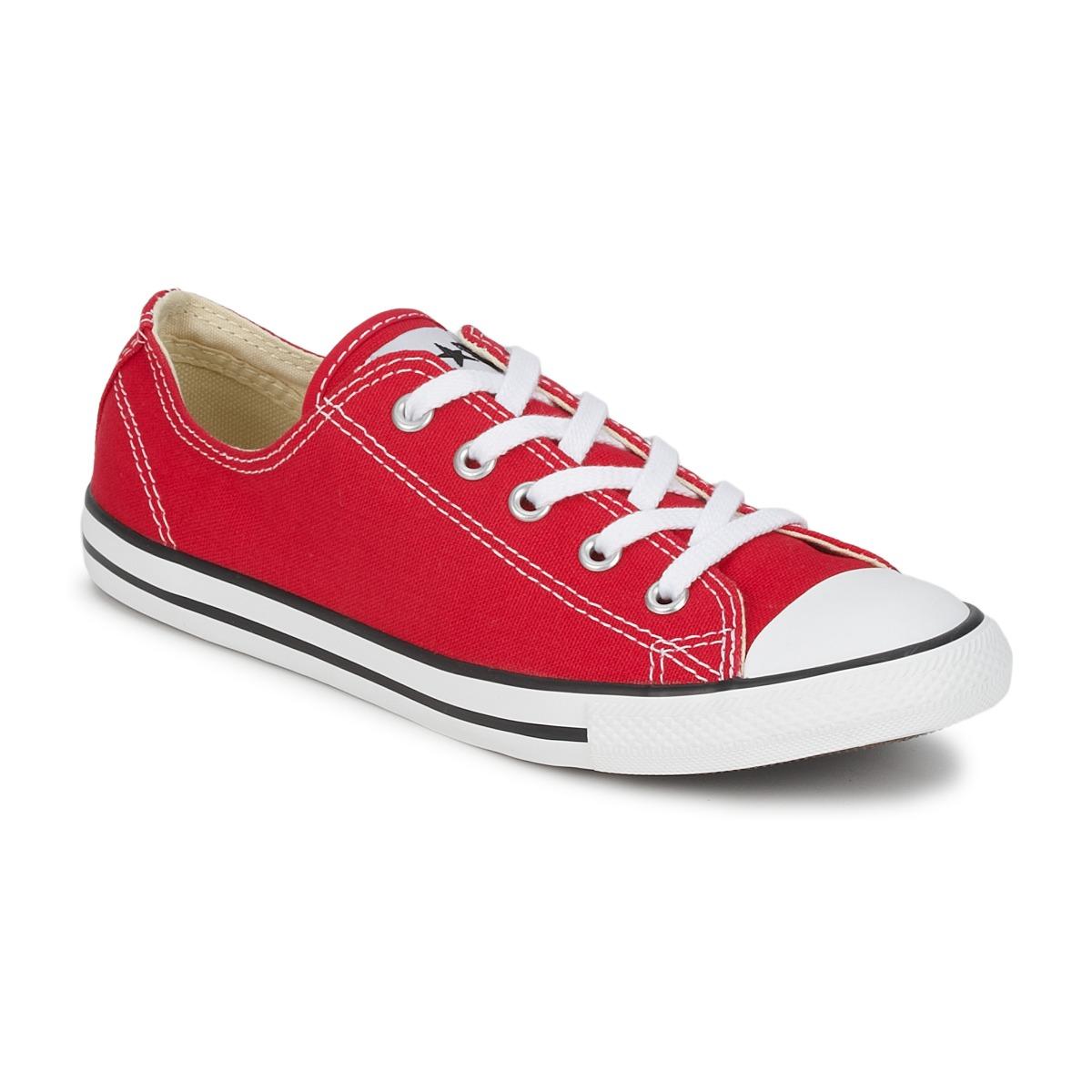 Converse All Star Dainty Ox Women's Shoes (trainers) In Red - Lyst