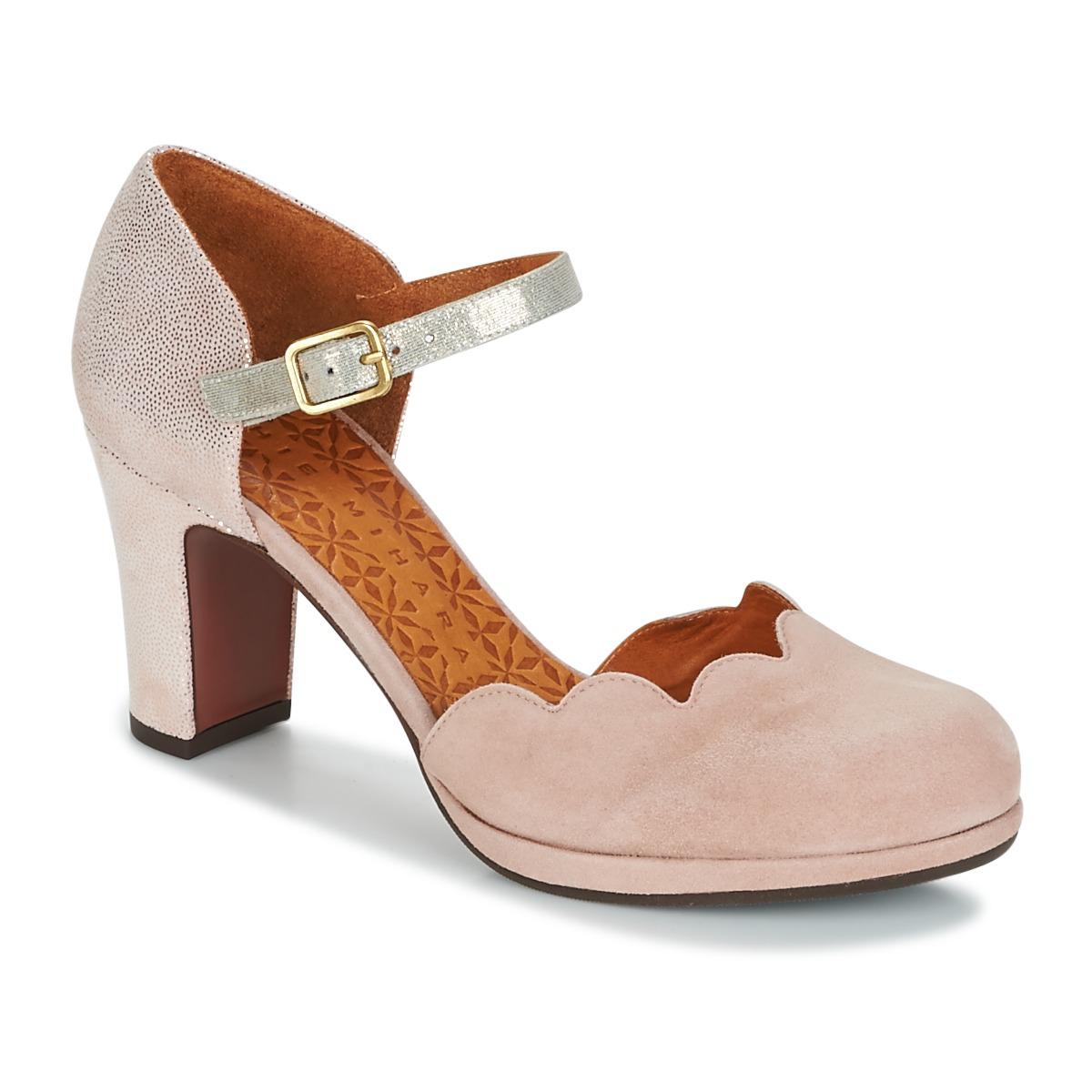 Chie Mihara Leather Sela Court Shoes in Pink Lyst