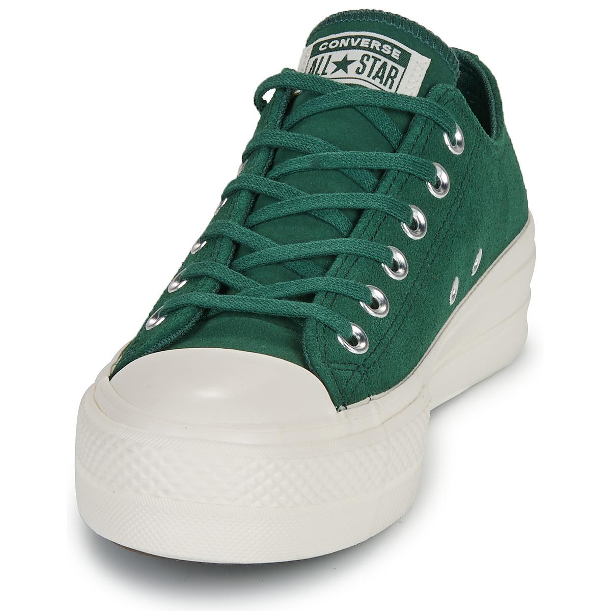 Baskets Vert Converse pour femme Lyst
