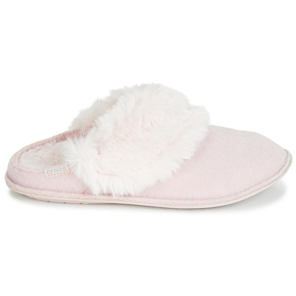 crocs classic luxe women's slippers