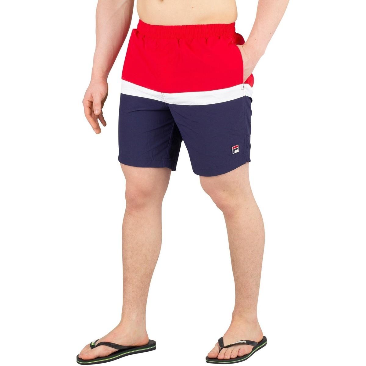 fila colour block swim shorts