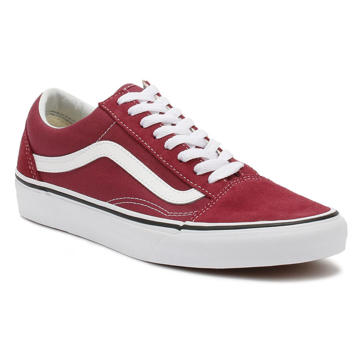 vans bordeaux rot