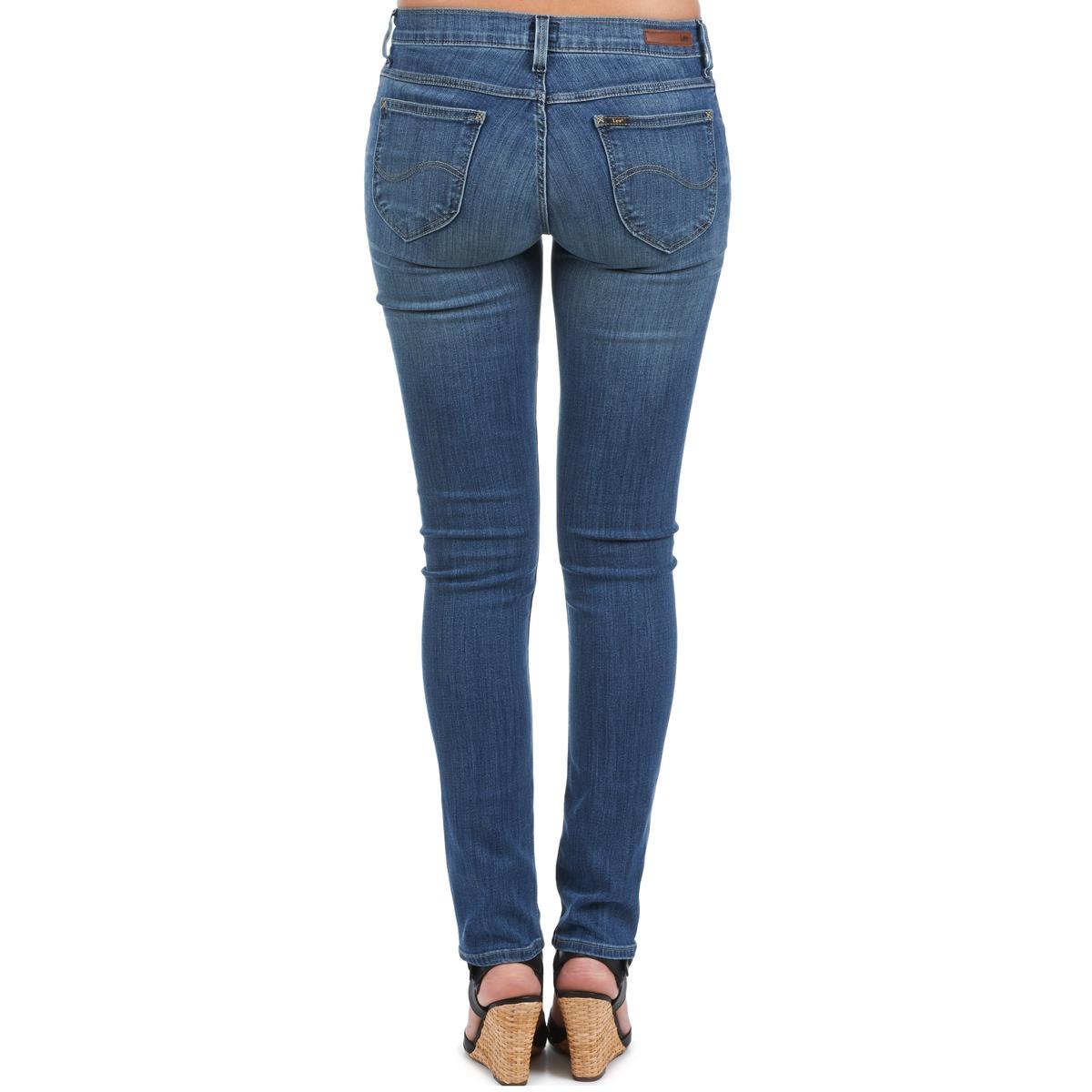 Lee Jeans Denim Skinny Jeans Jade in het Blauw | Lyst NL