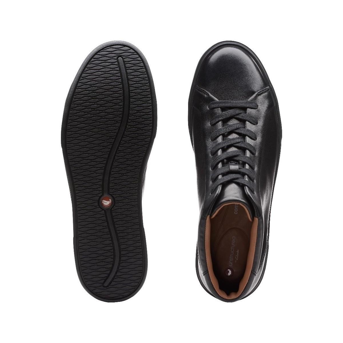 clarks un costa mid black