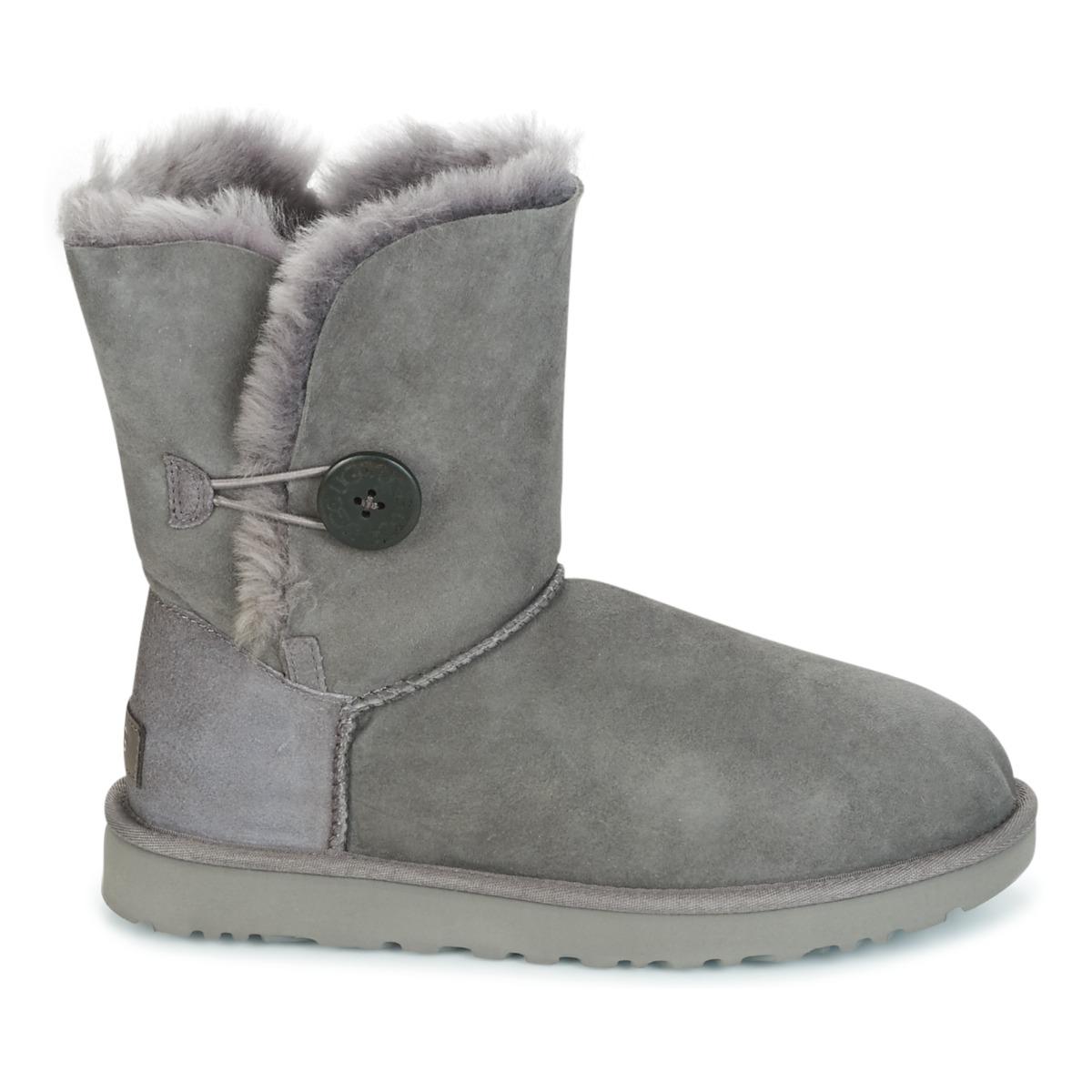 gray button uggs