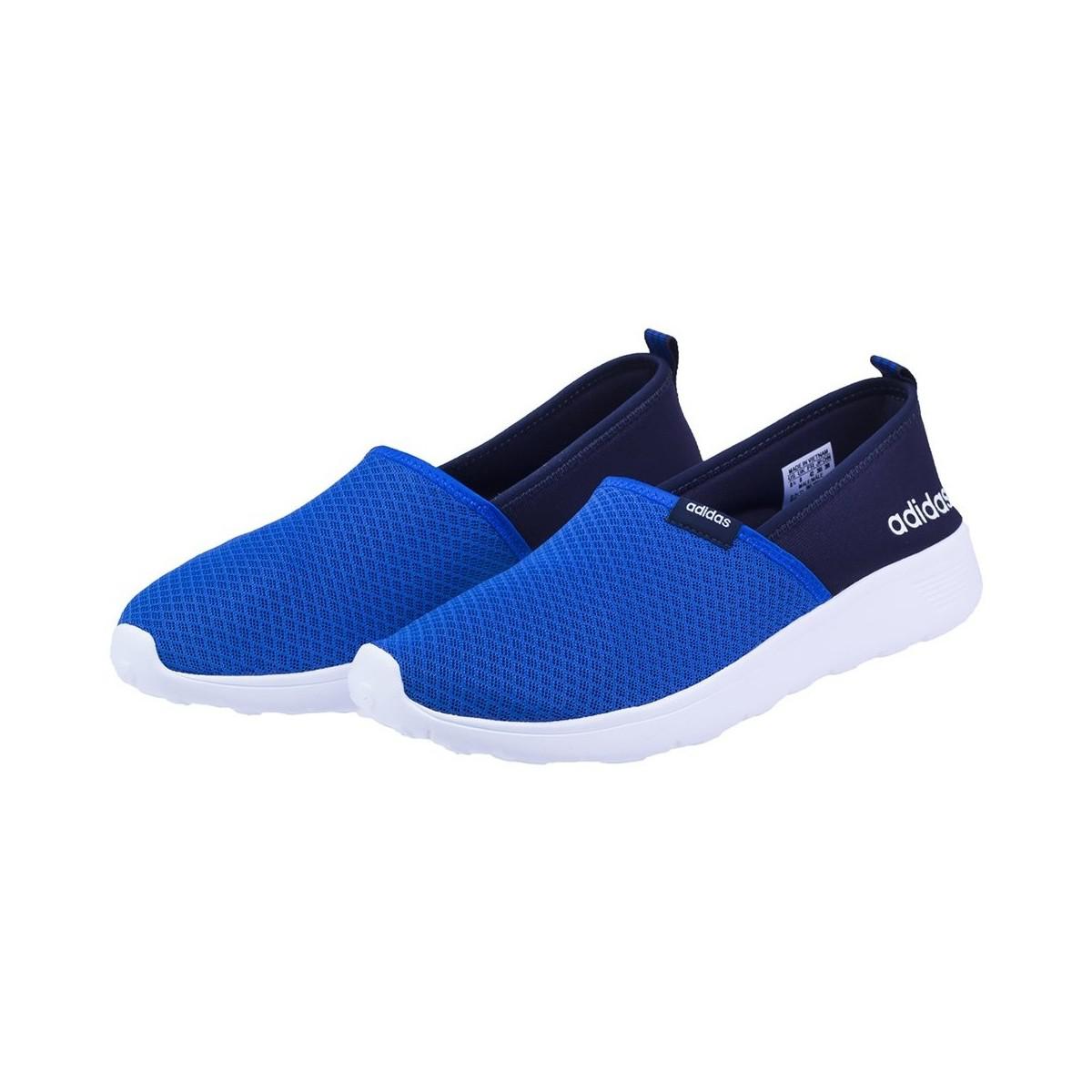 adidas Lite Racer Slip On Men's Shoes (trainers) In Multicolour in Blue ...