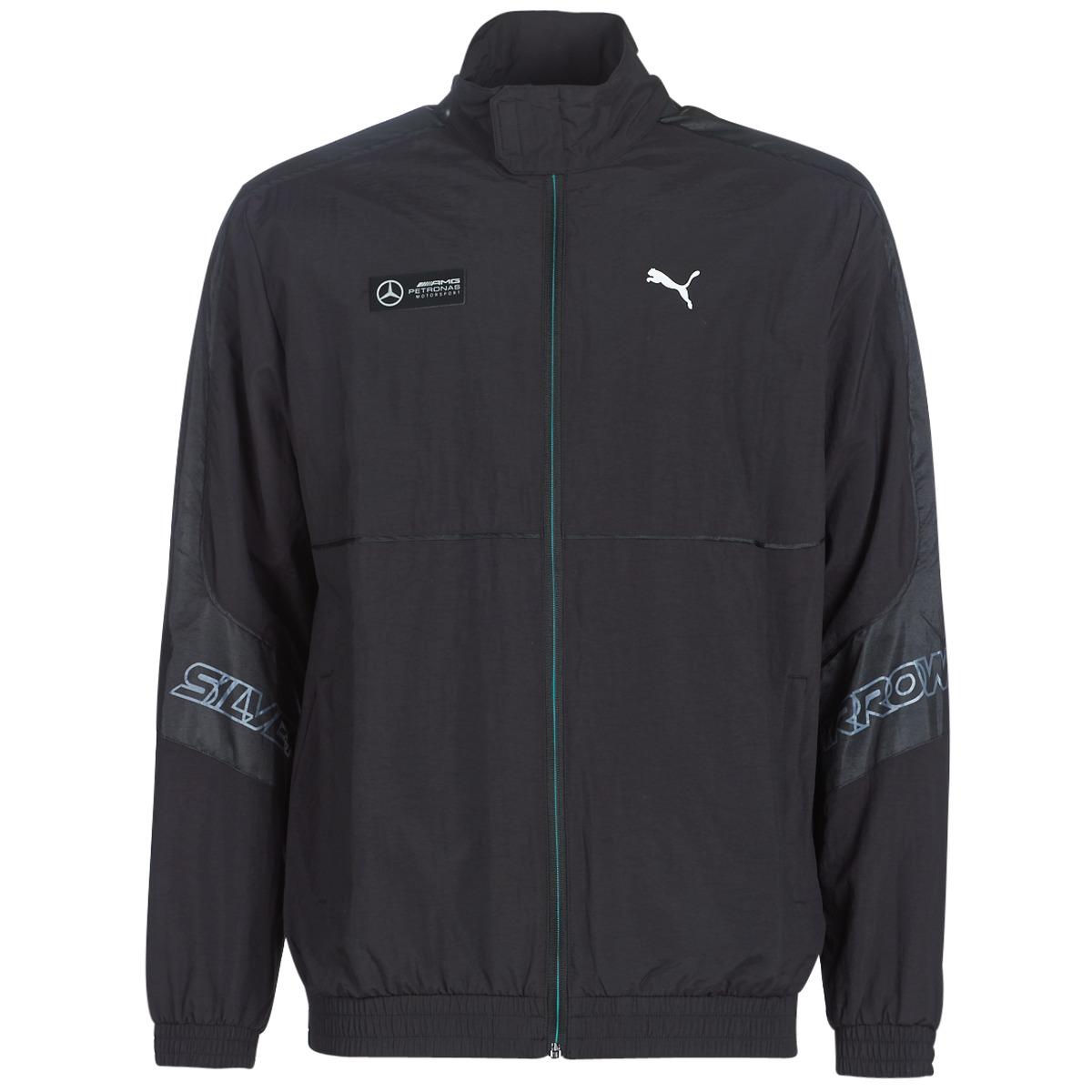 PUMA Mapm Street Woven Jacket Mercedes Tracksuit Jacket in Black for ...