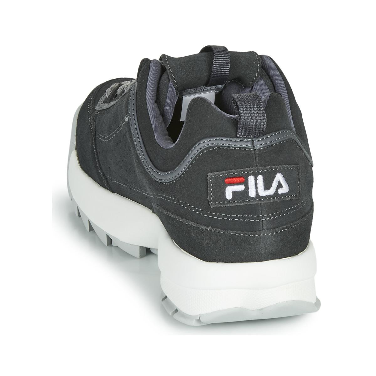 Fila Leather Disruptor Low Shoes (trainers) in Grey (Grey) for Men - Save  31% - Lyst