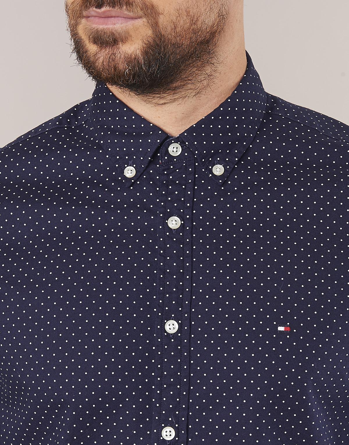 tommy hilfiger polka dot shirt