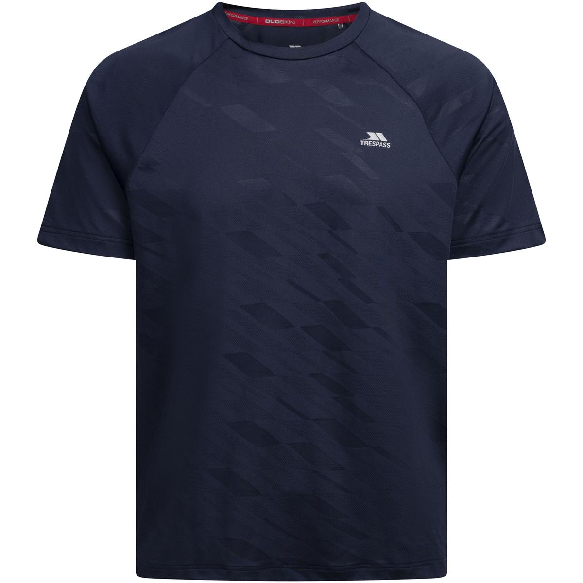T-shirt Homme Trespass Rouge - Imprimé Graphique, Taille L, 65% Polyester 35% Coton