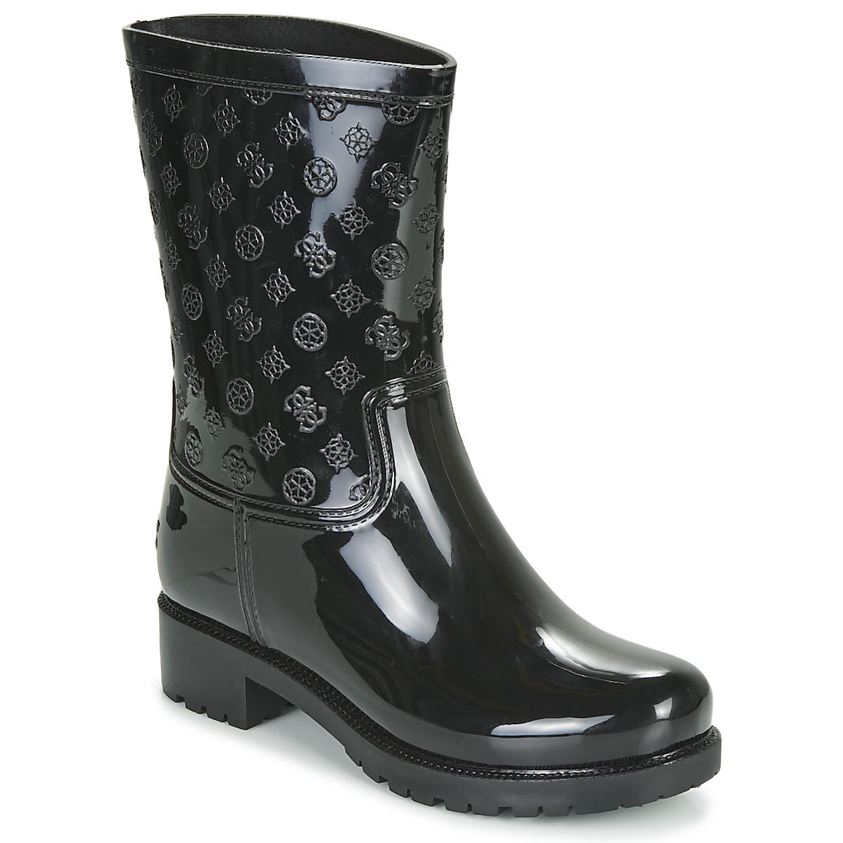 Guess Regenlaarzen Ribba in het Zwart | Lyst NL