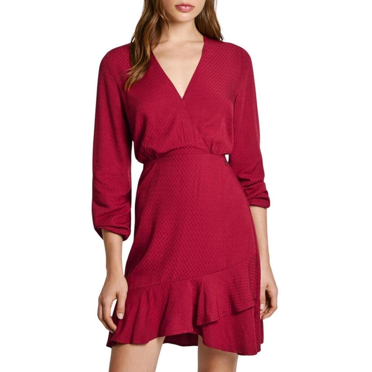 Robe rouge pepe jeans hotsell