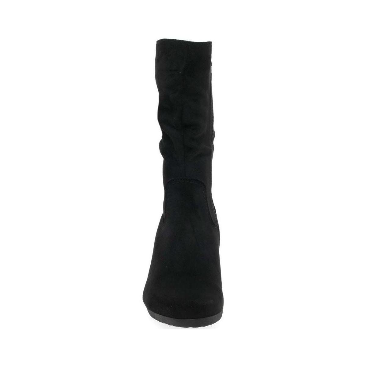 suede boots calf length