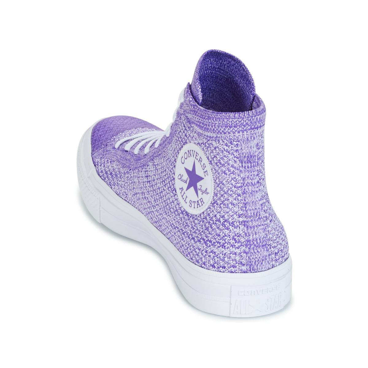 converse flyknit purple