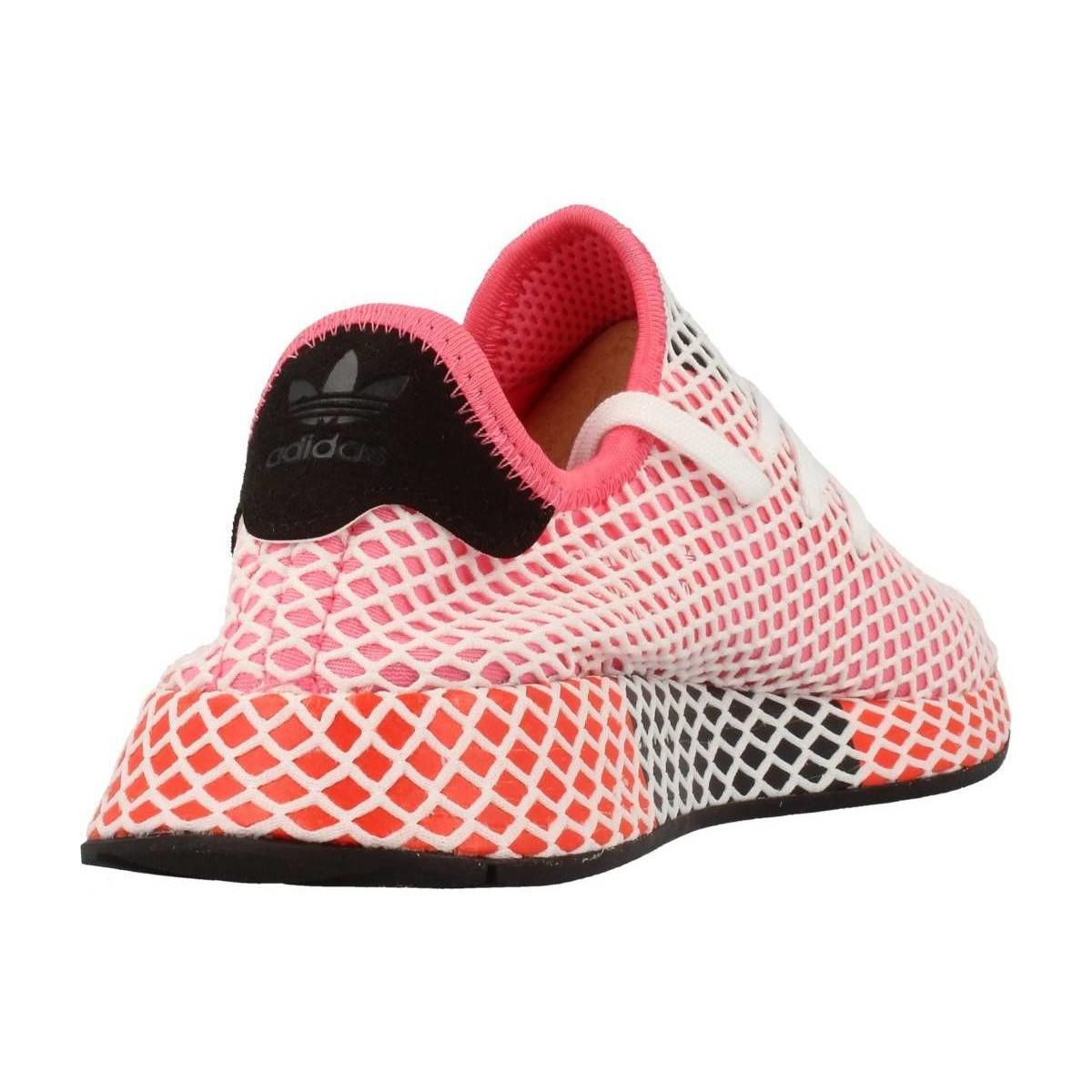 adidas Deerupt Runner in Pink/Orange 