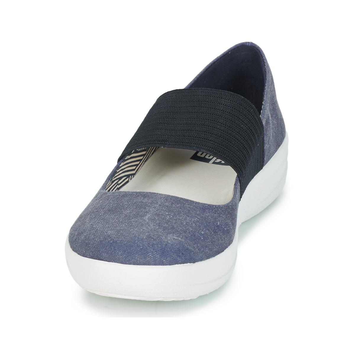 Fitflop Fsporty Mary Jane Canvas Women�s Shoes (pumps