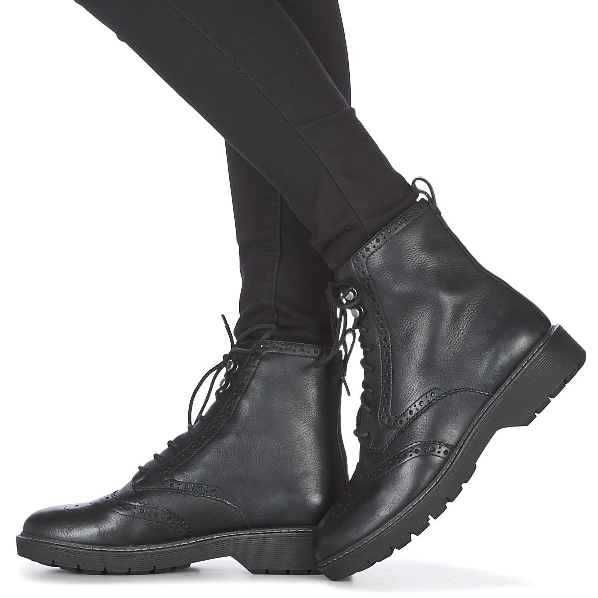 clarks witcombe flo boots black