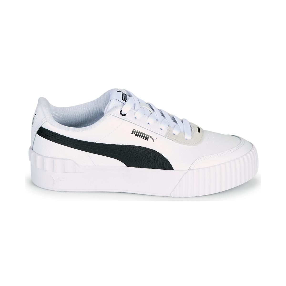 PUMA Lage Sneakers Carina Lift in het Wit - Bespaar 17% - Lyst