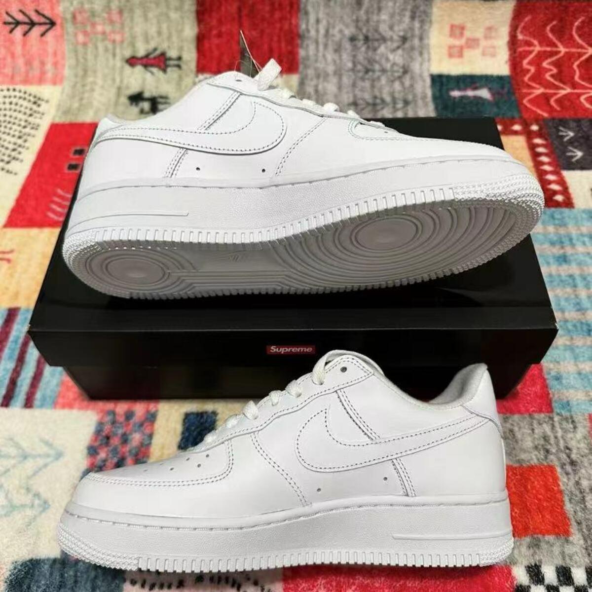 Air Force one Low Supreme Chaussures Nike pour homme en coloris Blanc | Lyst