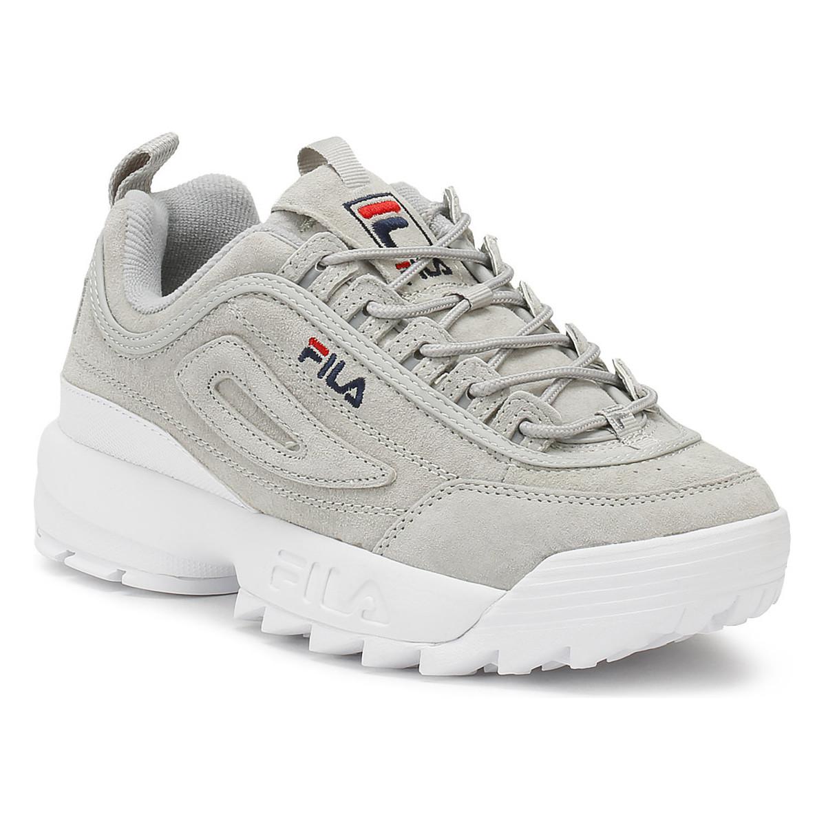 fila grey trainers