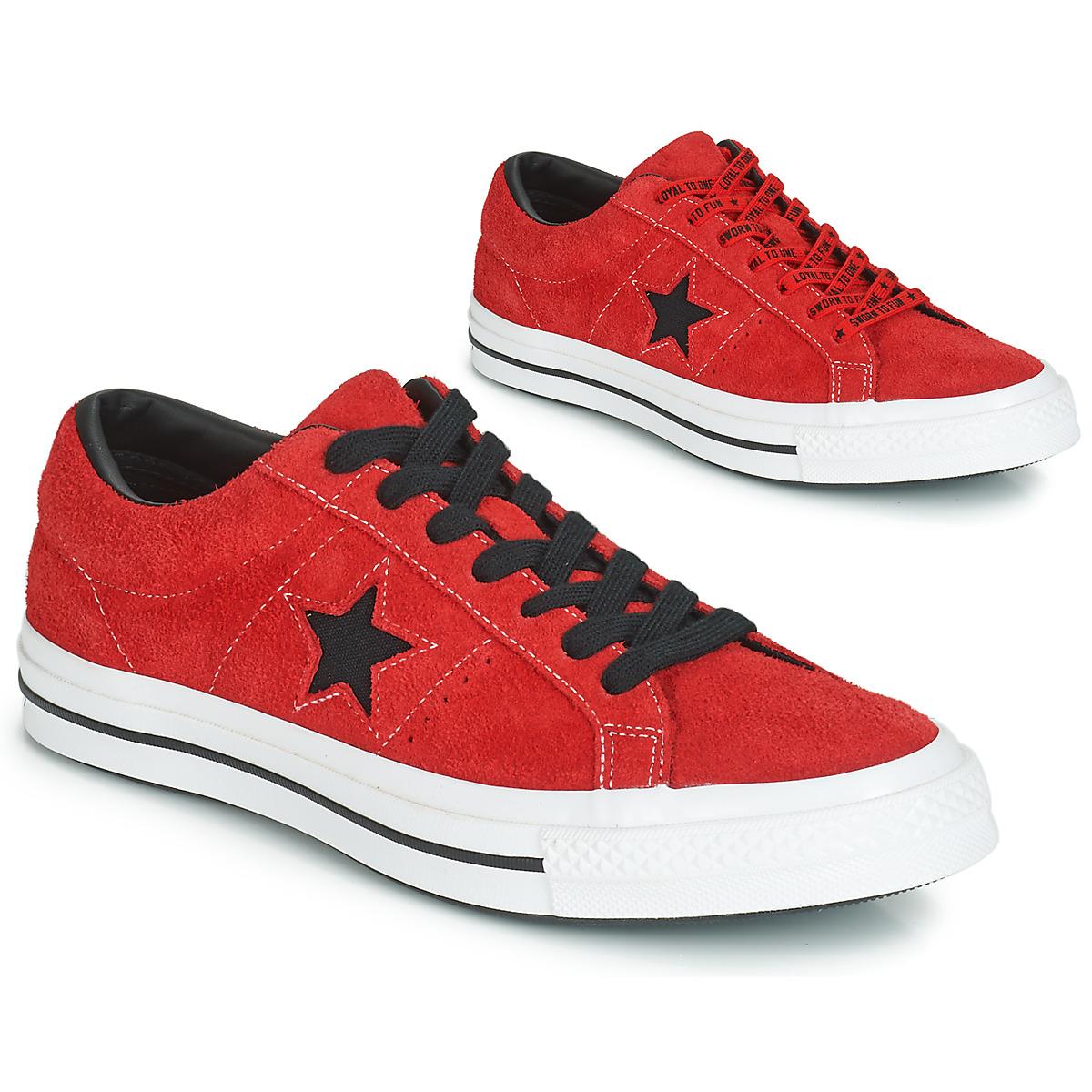 one star converse red