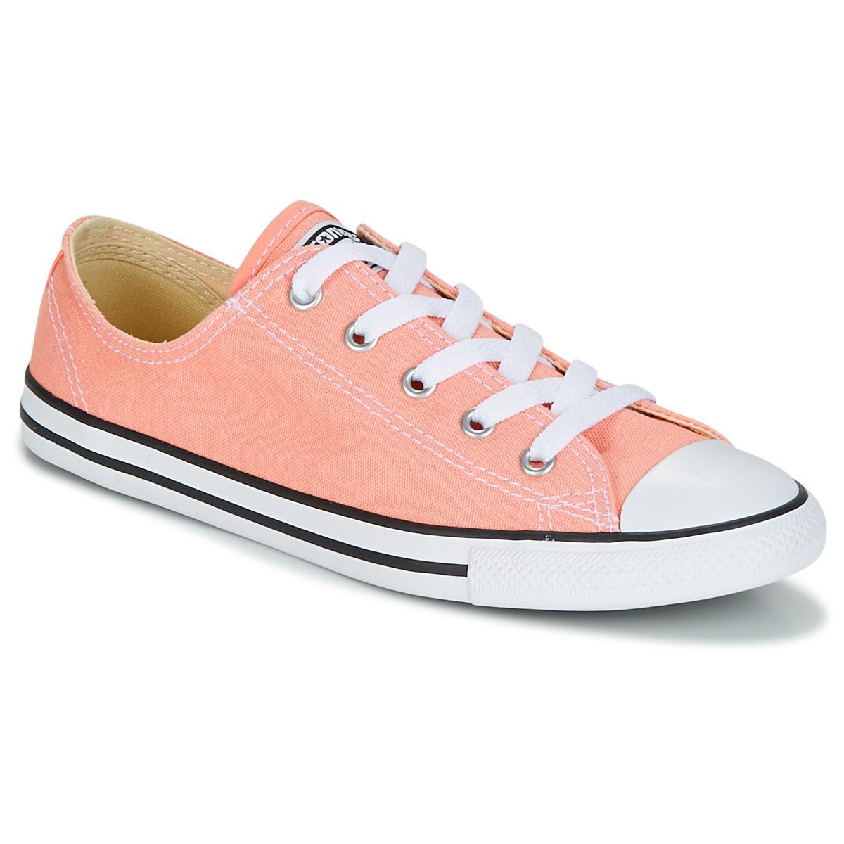 womens pink converse trainers