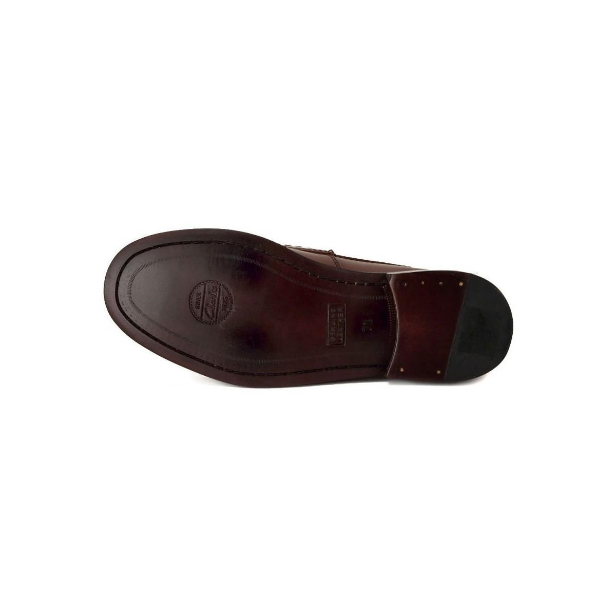 clarks beary loafer dark brown