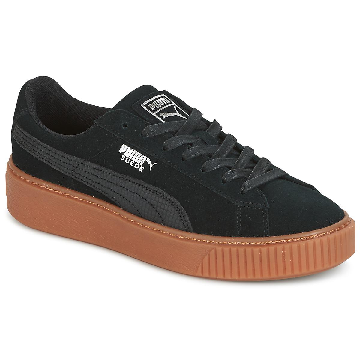 puma suede platform core - women shoes