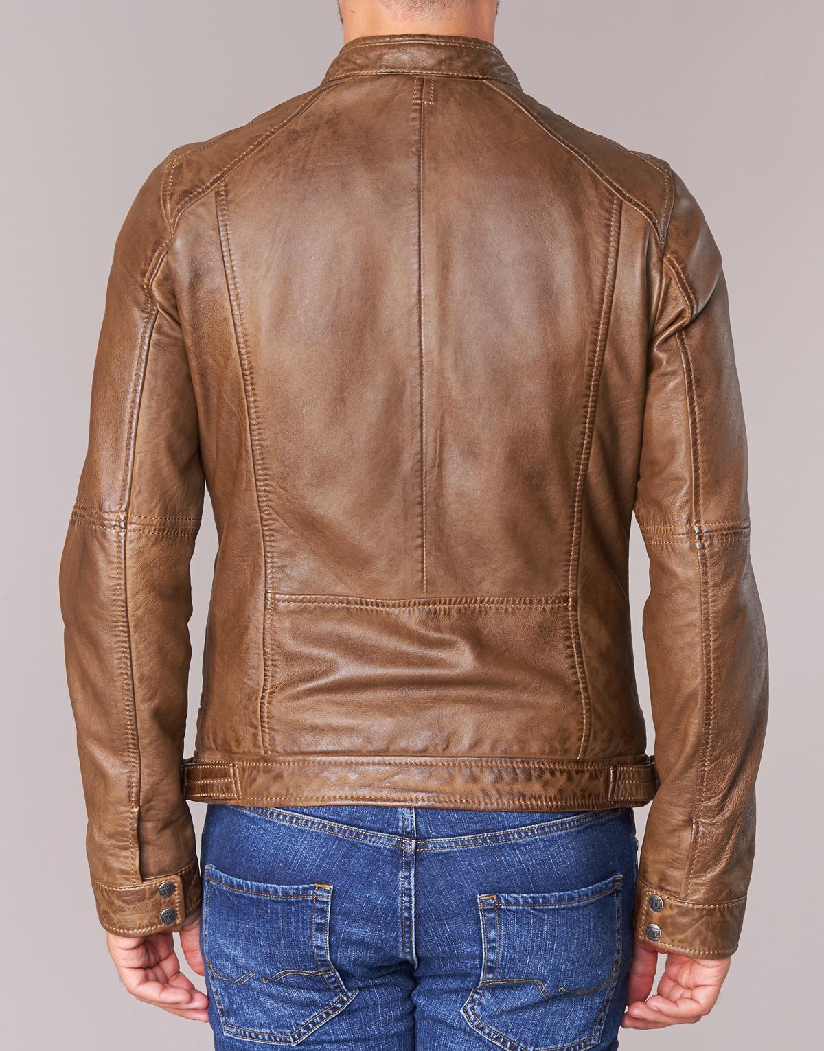 Oakwood Casey Leather Jacket in Brown for Men - Lyst