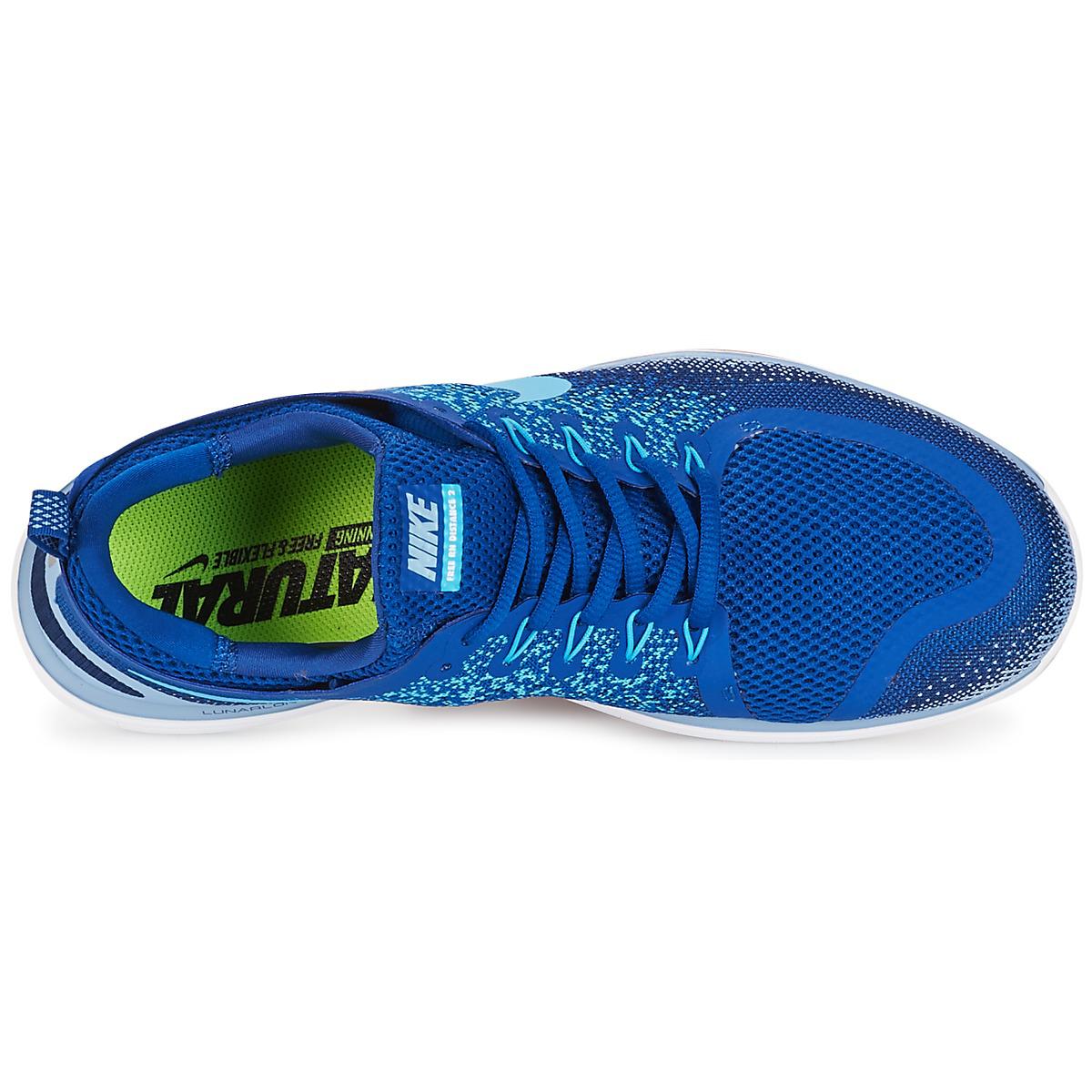blue nike running trainers