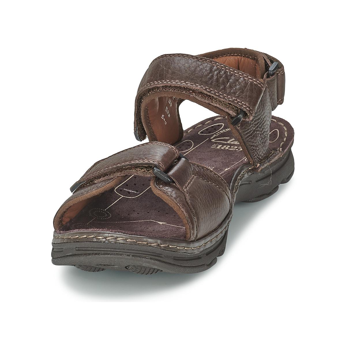 Clarks Leather Atl Part Men's Sandals In Brown for Men Lyst