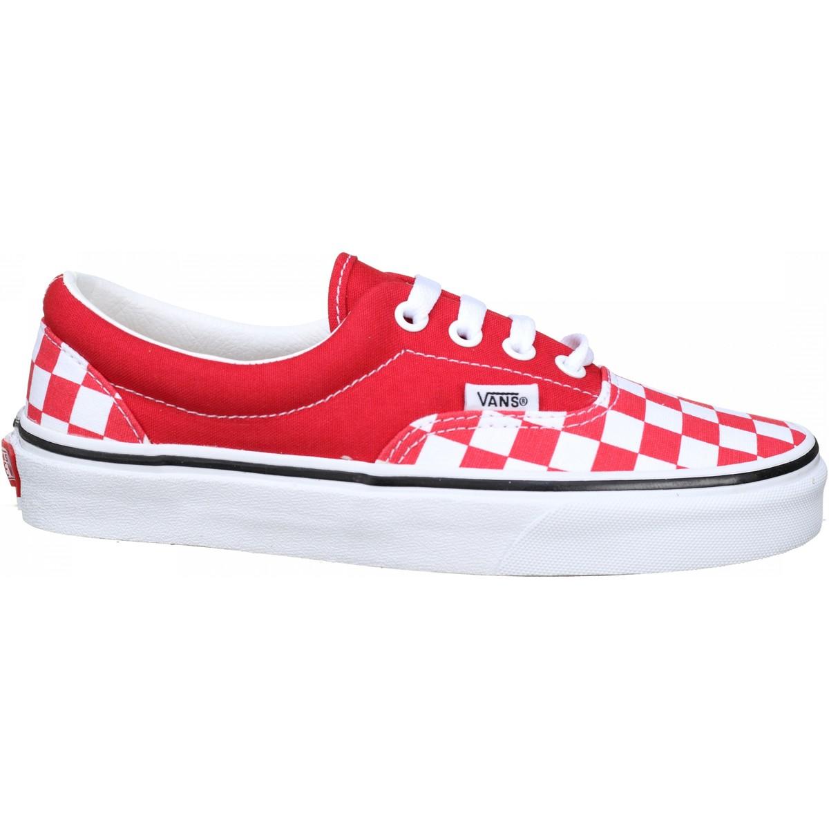 vans checkerboard rouge