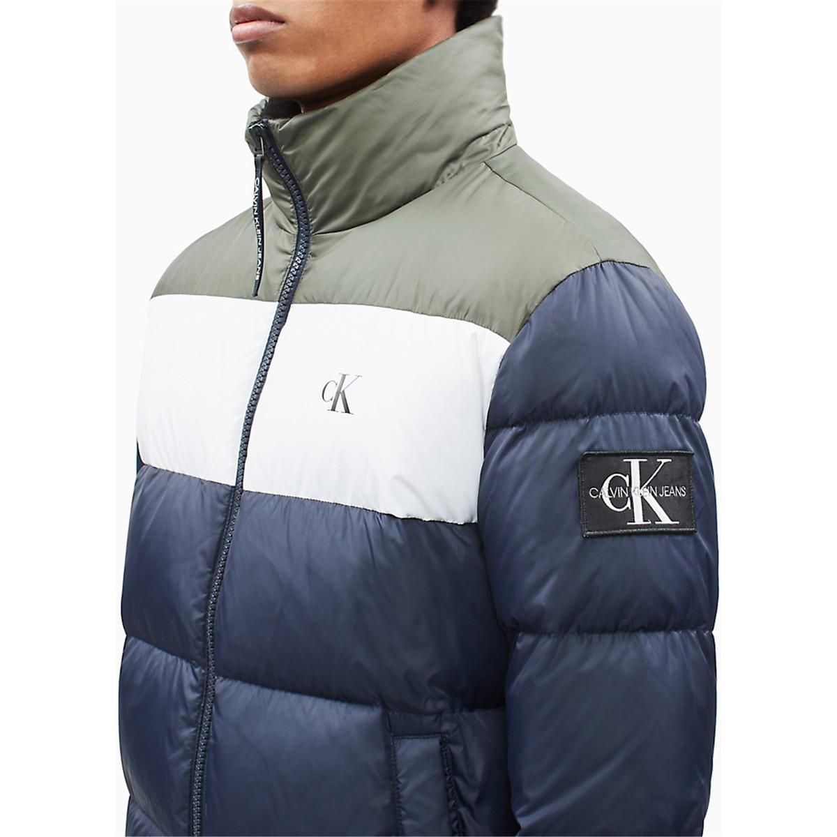 calvin klein recycled polyester down puffer jacket