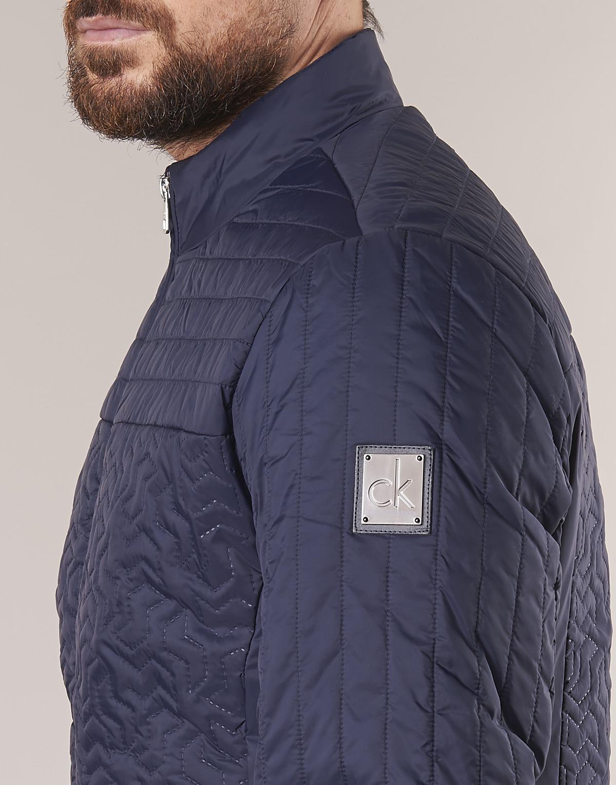 calvin klein men's quilted jacket