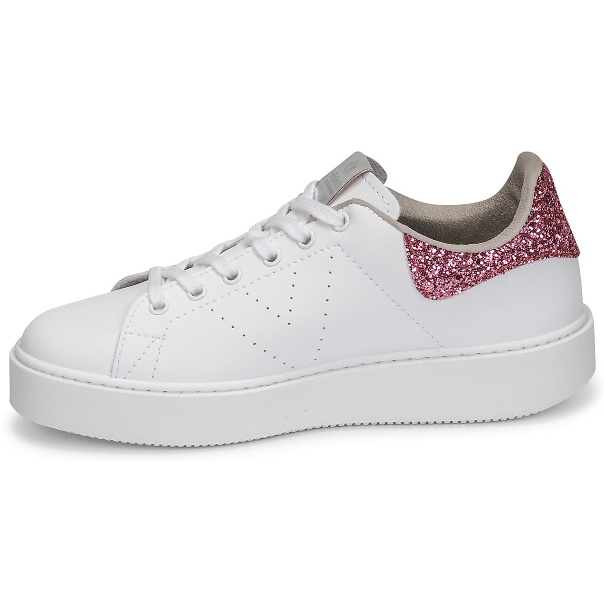 Victoria Utopia Glitter Shoes (trainers) in White - Save 16% - Lyst