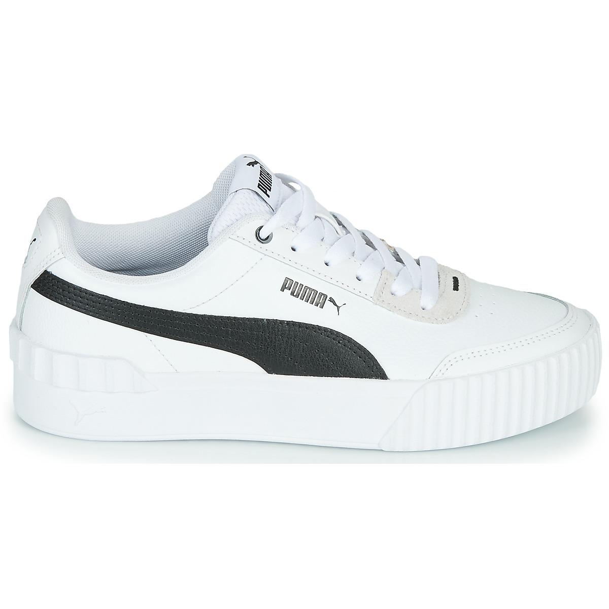 PUMA Lage Sneakers Carina Lift in het Wit - Bespaar 17% - Lyst