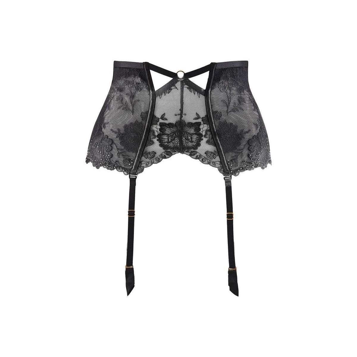 Serre-taille / Porte-jarretelles Aubade - Taille M - Couleur Noire - Réf. 3952 - Neuf Sans étiquette