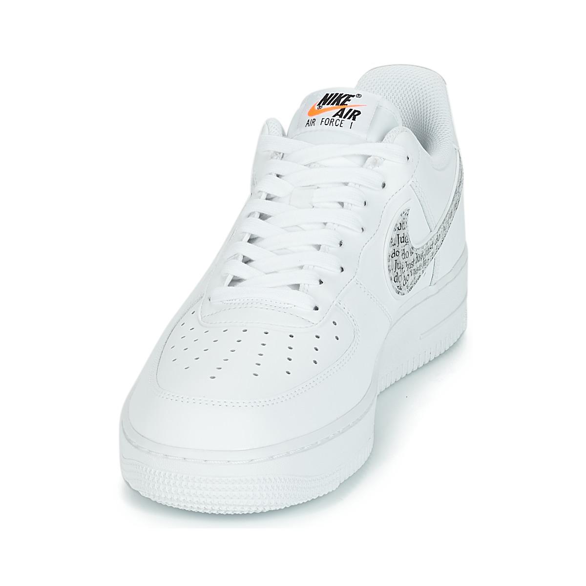 Nike Air Force 1 '07 Lv8 Just Do It Men's Shoes (trainers) In White for Men - Lyst