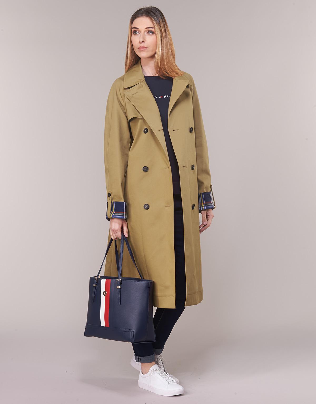 tommy hilfiger marilyn bonded trench