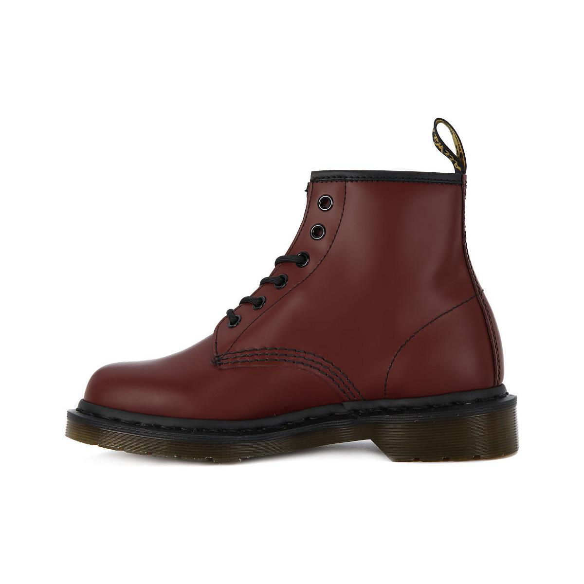 dr martens 101 cherry red