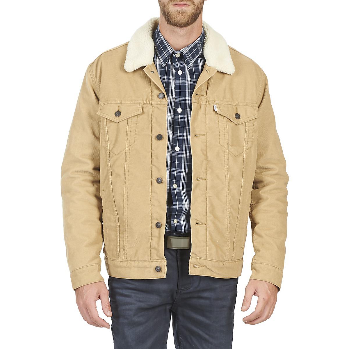 levis sherpa beige