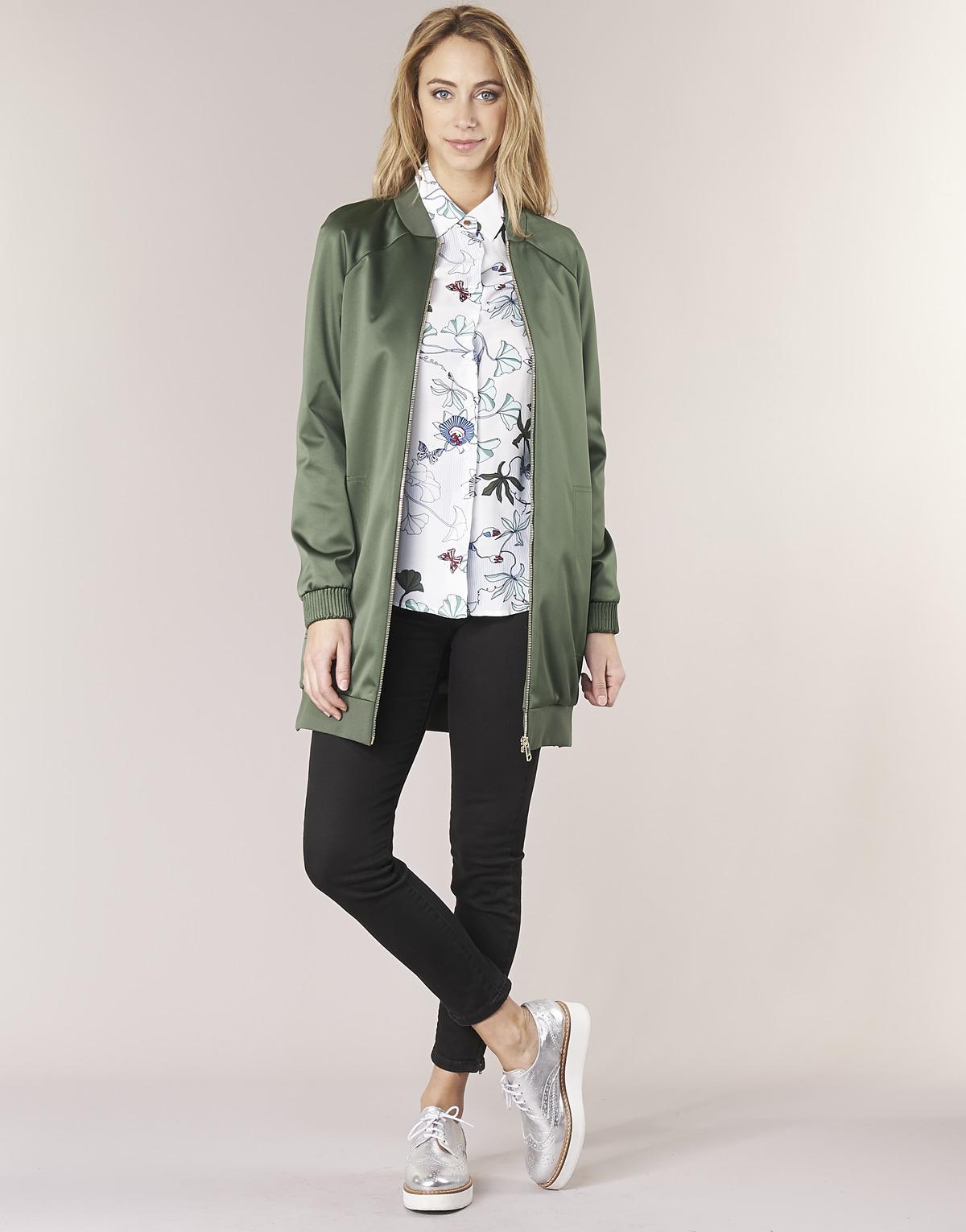 tommy hilfiger long bomber jacket