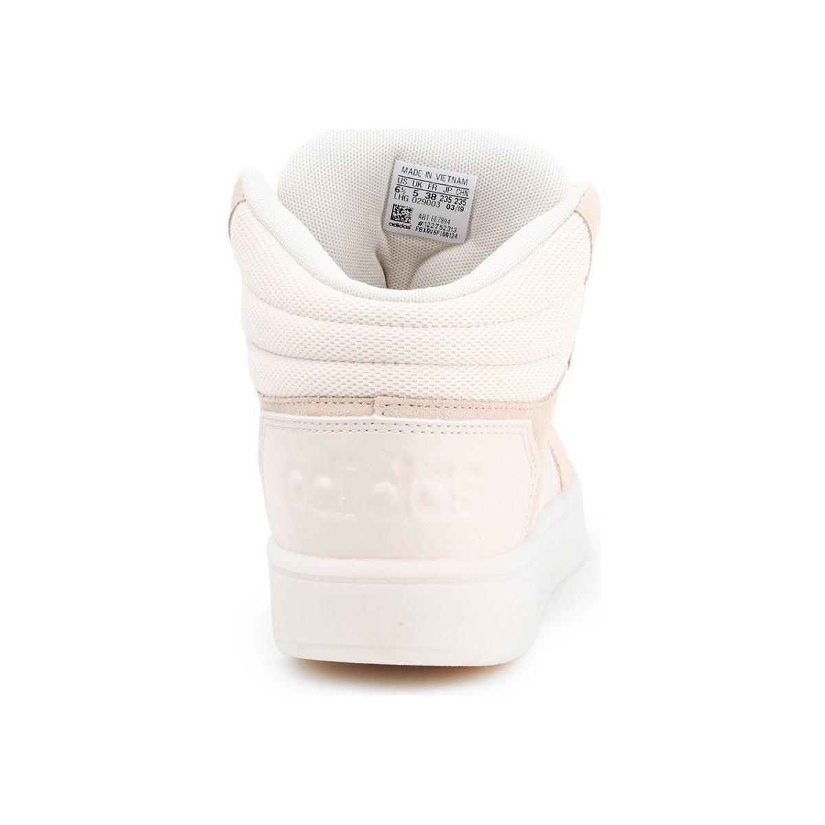 adidas Hoge Sneakers Hoops 2.0 Mid Ee7894 in het Naturel - Bespaar 7% - Lyst