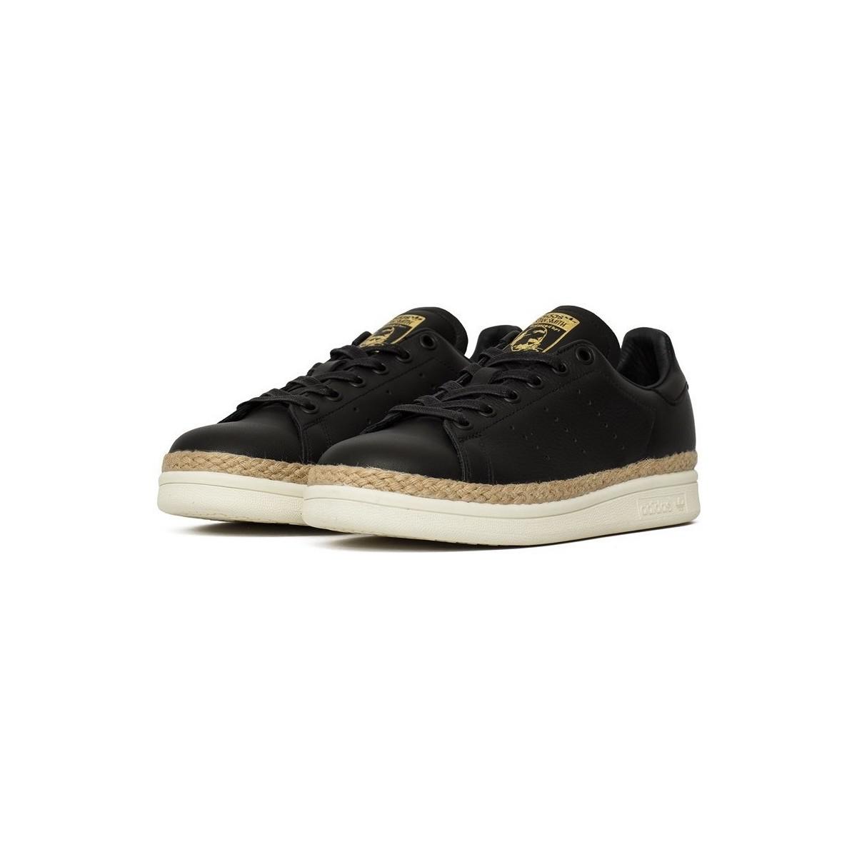 stan smith new bold shoes black