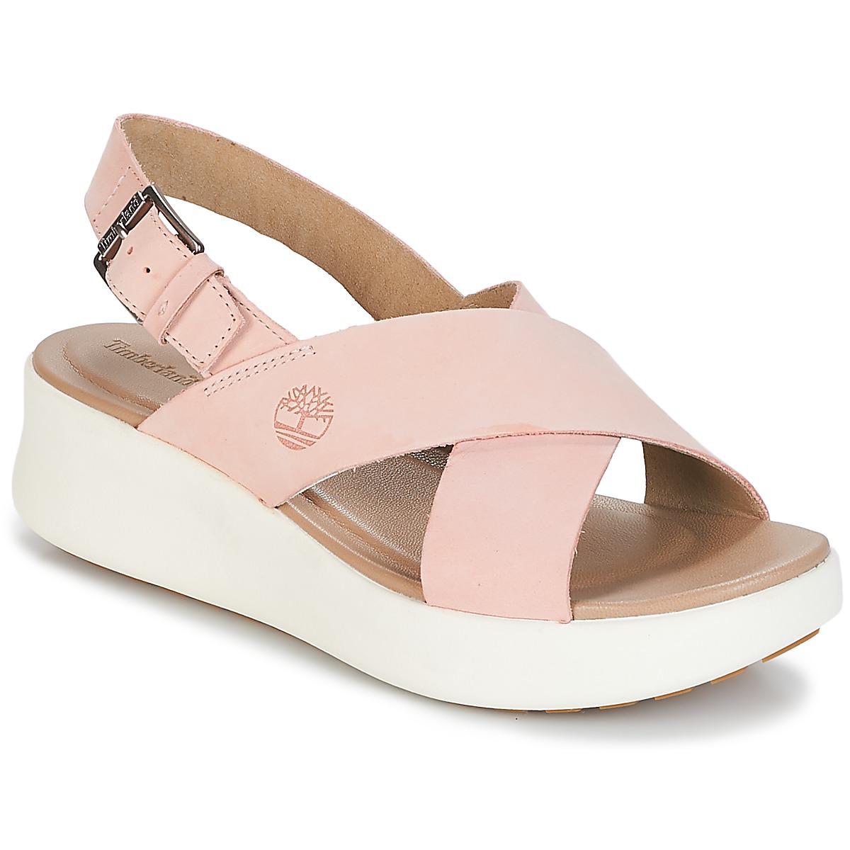 flat blush pink sandals