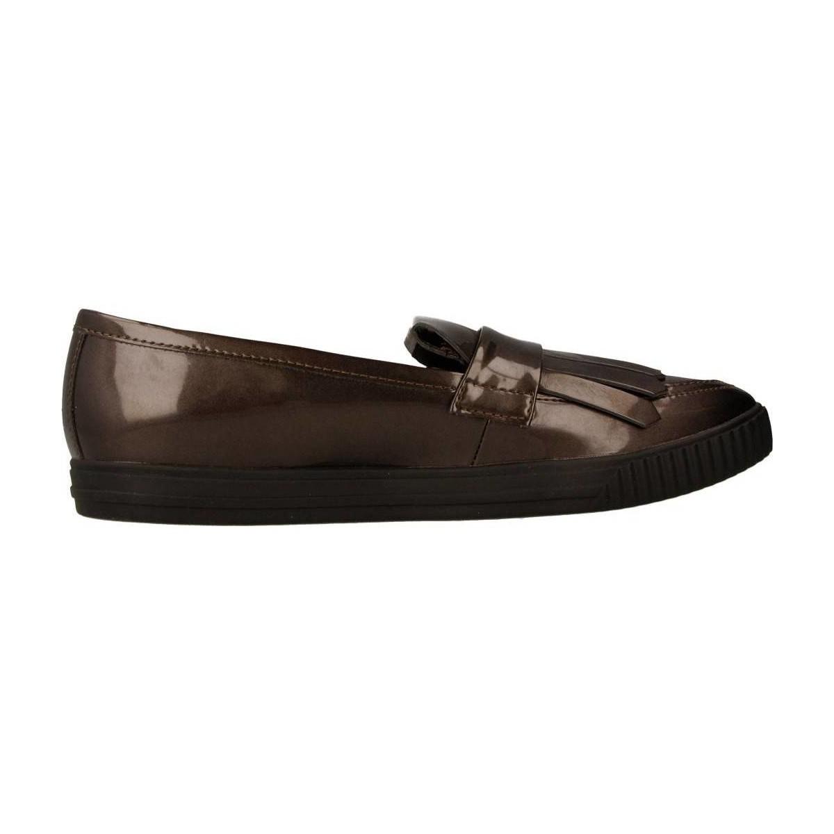 Geox D Amalthia E Women's Loafers / Casual Shoes In Brown - Lyst