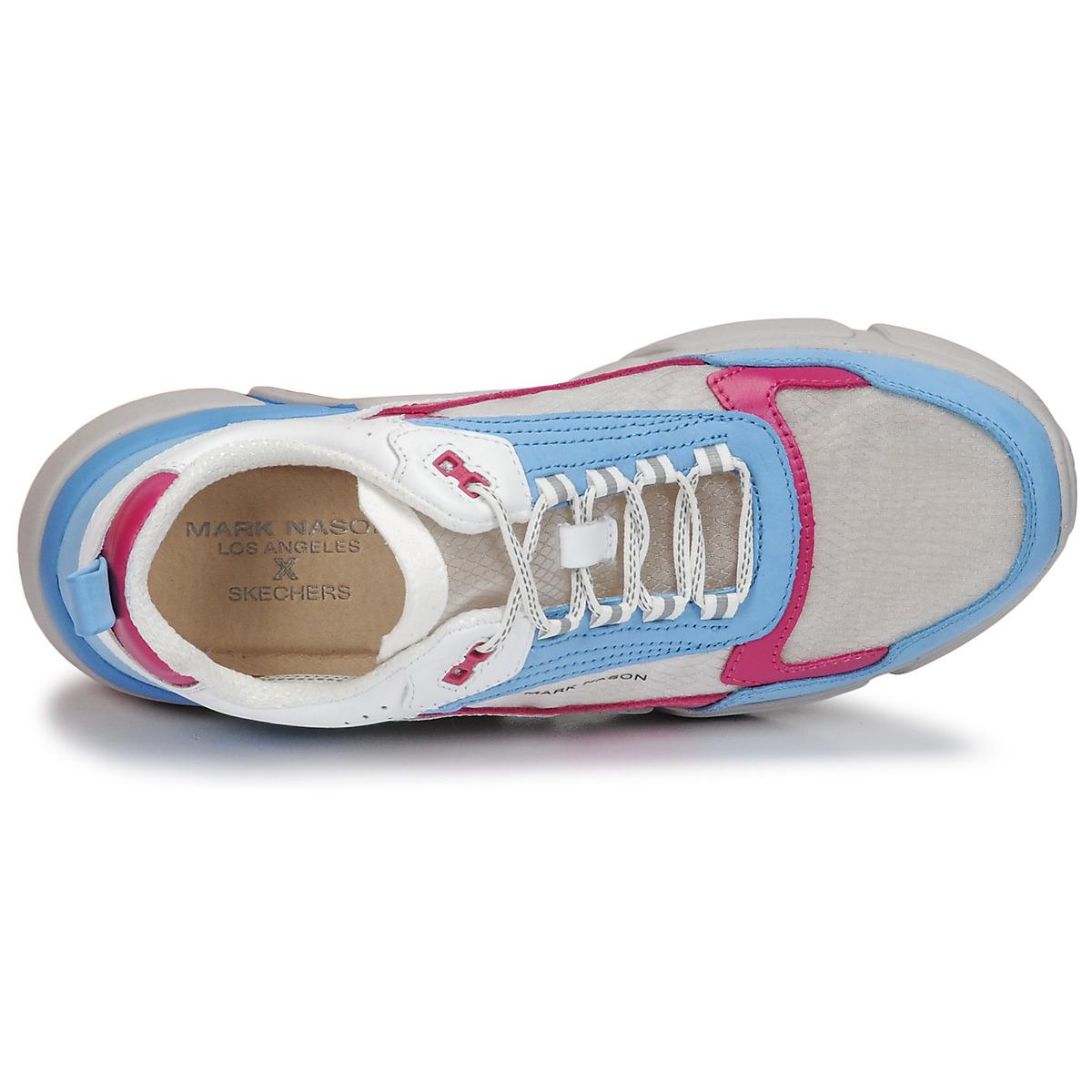 Skechers Lage Sneakers Block/west in het Wit - Bespaar 6% - Lyst